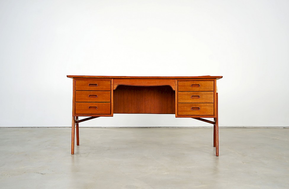 Teak Executive Desk by Svend A. Madsen