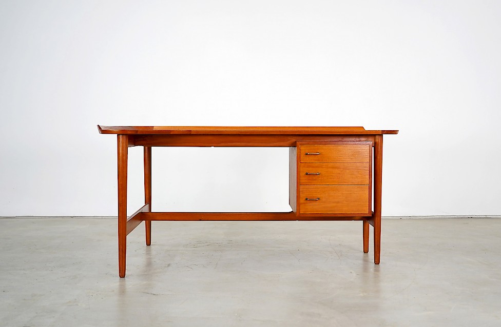 Rare Teak Writing Desk by Arne Vodder