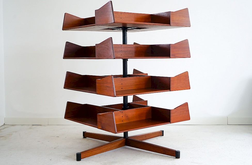 Rare teak shelf by Palle Pedersen and Erik Andersen