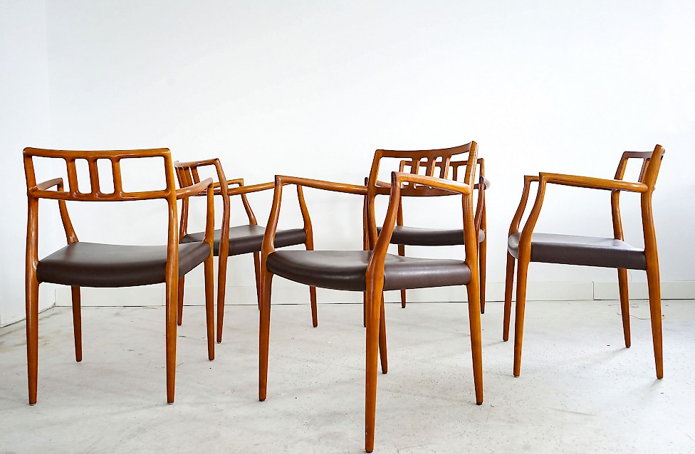 Dining Chairs Model 64 by Niels Otto Møller