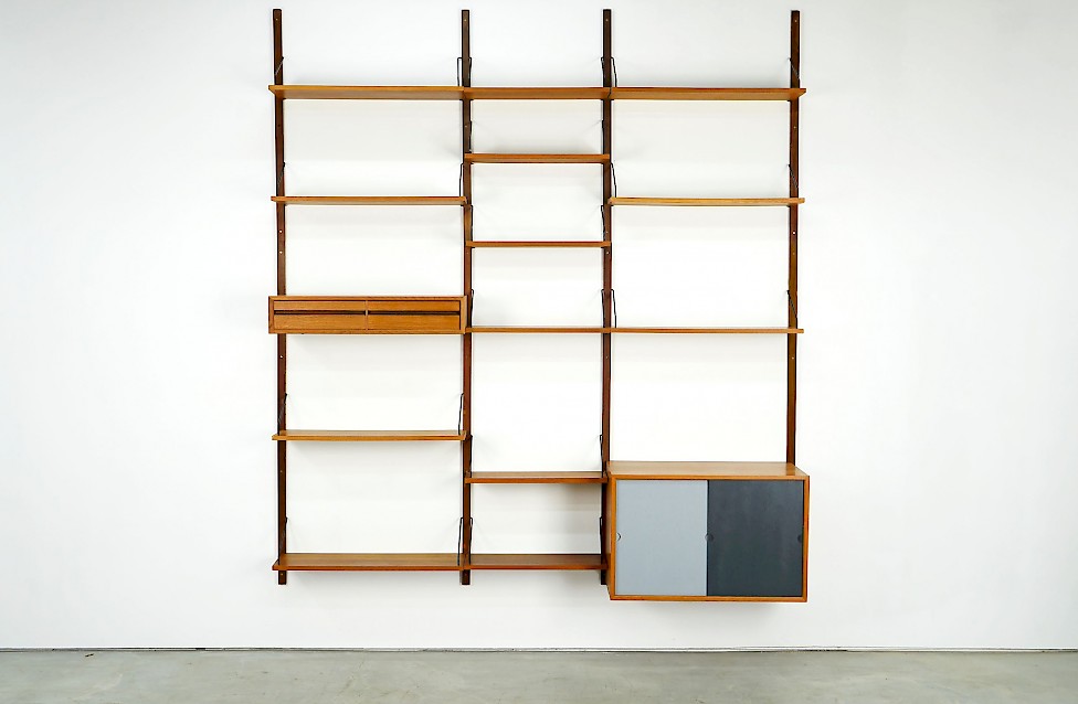 High Royal System Wall Shelf by Poul Cadovius