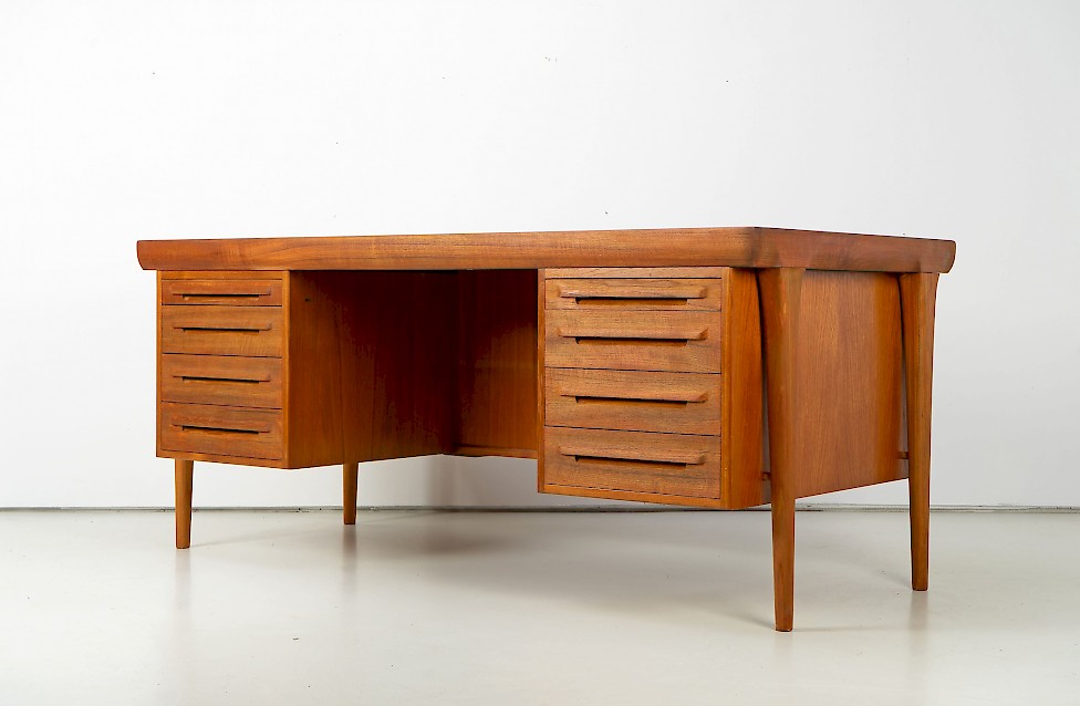 Teak Desk by Ib Kofod Larsen