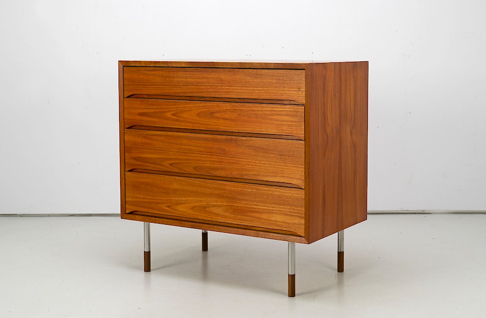 Vintage Teak Wood Chest of Drawers