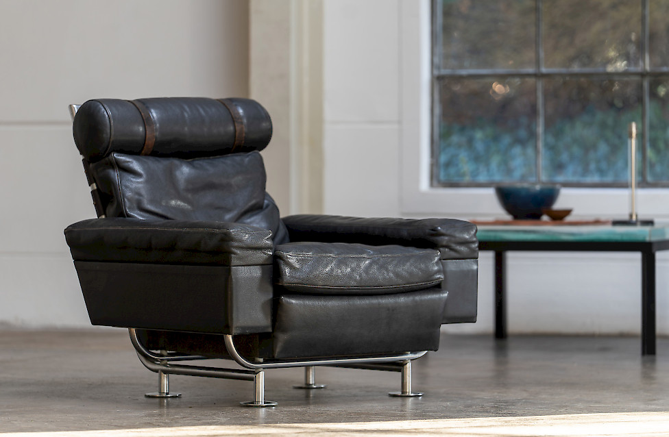 Illum Wikkelsø - Leather Lounge Chair